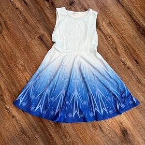 Girls Casual Frozen Elsa Inspired Dress Size 6-7 years